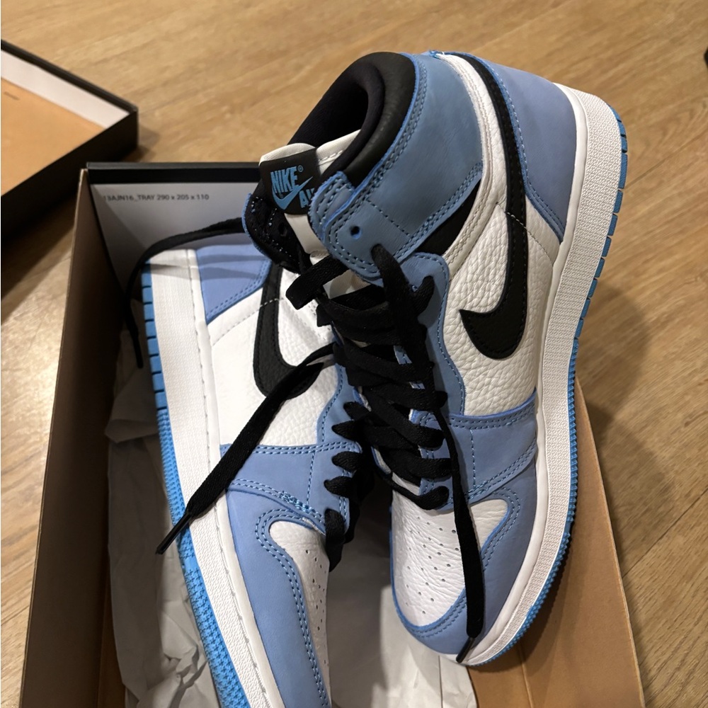 Nike Air Jordan 1 Low White, University Blue & Black